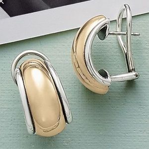 Christina French clips in Gold and Sterling Silver